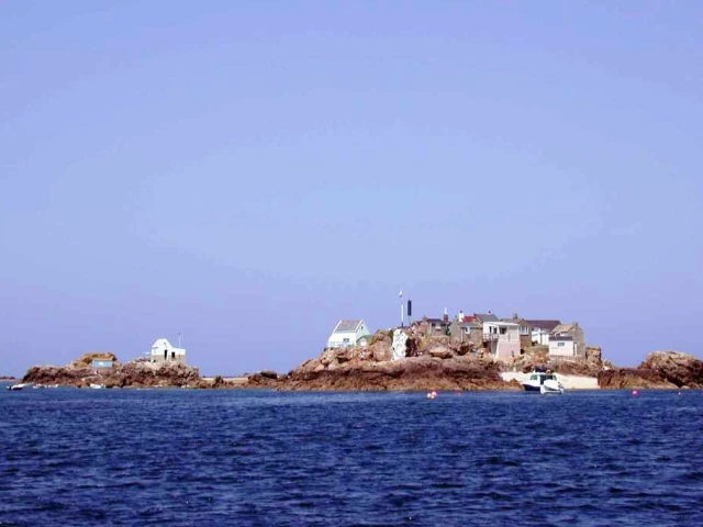 Les Ecrehous at high tide